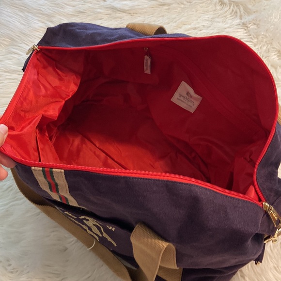 Navy Highlands Duffle SPARTINA 449 DAUFUSKIE ISLAND SOUTH CAROLINA BRAND NEW - Picture 8 of 16